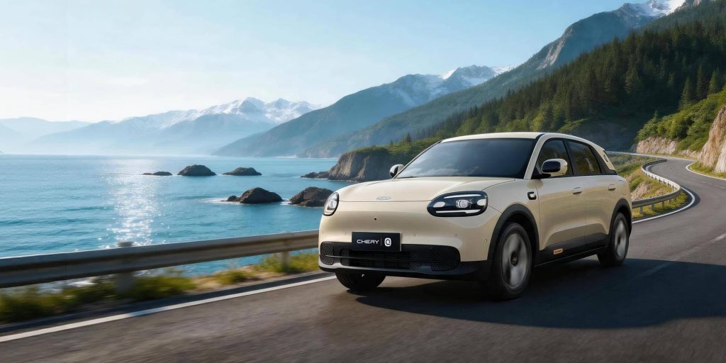 Chery Q in Mountain roads